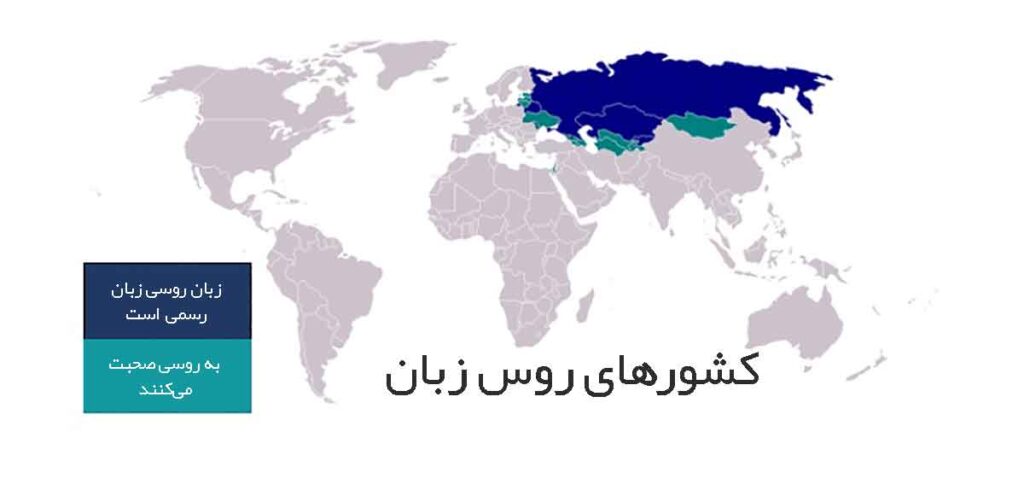 چه کشورهایی به زبان روسی صحبت می کنند